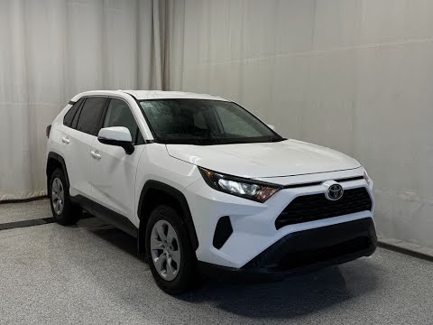 2023 Toyota RAV4 LE AWD in White for sale at Park Mazda in Sherwood Park, AB