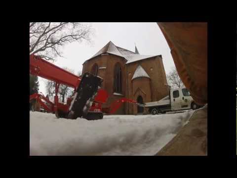 Astrein-Baumpflege - Fällung einer  Buche in Eutin mit Hubsteiger, Zeitraffer und Video