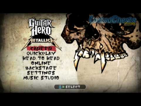 guitar hero metallica xbox 360 unlock all songs