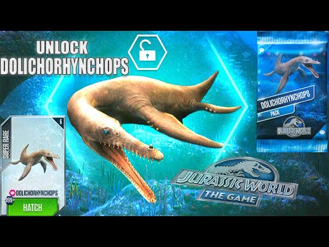 DOLICHORHYNCHOPS PACK UNLOCK 999+ DOLICHORHYNCHOPS | JURASSIC WORLD THE GAME