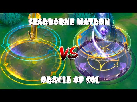 Luo Yi Starborne Matron VS Oracle of Sol Skin Comparison