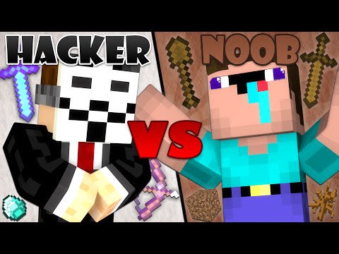 ハッカー対ノーブ - Minecraft (Hacker vs. Noob - Minecraft)
