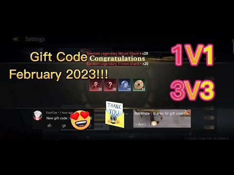 Gift Code February 2023, 1V1 & 3V3 - Dynasty Legends 2