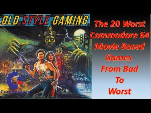 The 20 Worst Commodore 64 Movie Based Games from Bad to Worst
