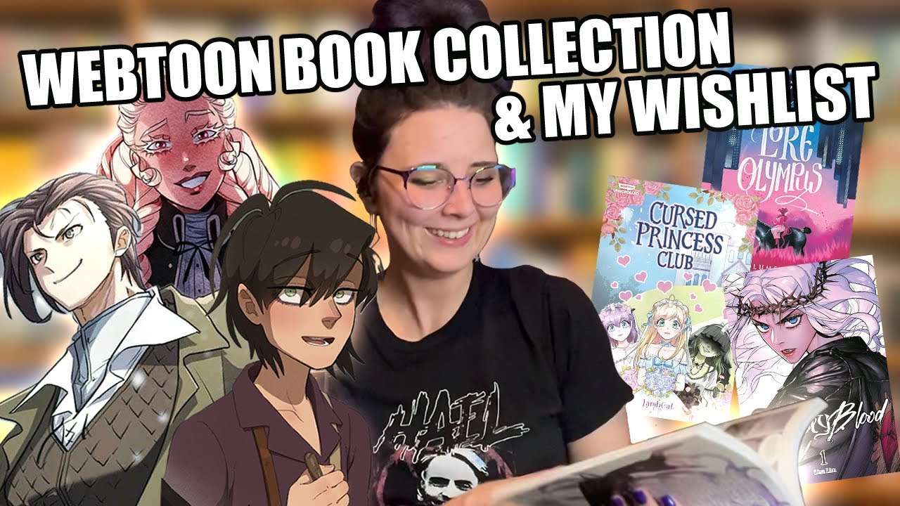 My Webtoon book collection and wishlist !