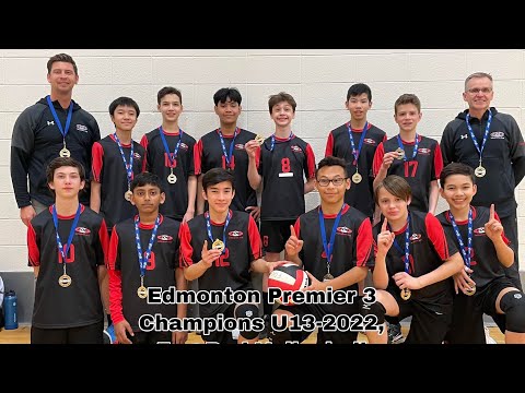 FOG RED Edmonton Premier 3 Volleyball U13 Gold 2022
