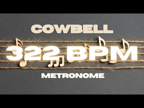 322 BPM - Cowbell Metronome