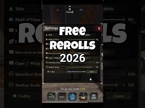 Free Reroll | New Code In Roblox The Forge | New Year Code | the forge new code 2026