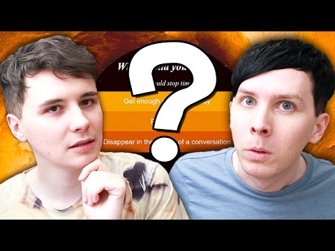 ARE WE EVIL OR WHAT - Dan and Phil play: What Would You Do If..