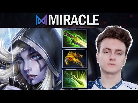 NIGMA.MIRACLE DROW RANGER - TRAINING FOR MINOR - DOTA 2 7.23E GAMEPLAY