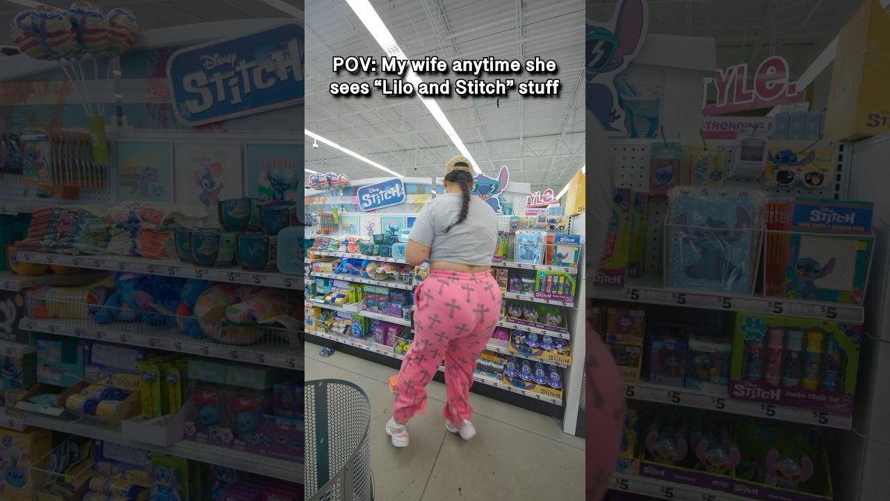 I’m starting to think she is obsessed 😂😂 #LiloandStitch #obsessed #relatable #reality #innerchild