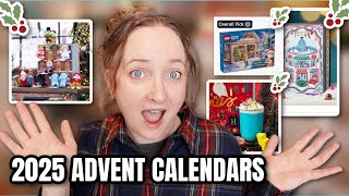 I BOUGHT 10 ADVENT CALENDARS for 2025 (Anthropologie, Harry Potter, LEGO, Disney, LINDT)