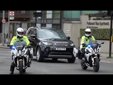The Special Escort Group Conducting Training Around London - Metropolitan Police
