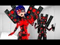 Miraculous The Ladybug - Titan Speaker Woman Transformation