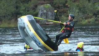 preview picture of video 'Mandalselva, Adventure rafting, Bjelland'