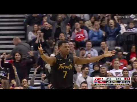 The most circus shot of the year by Kyle Lowry vs Wizards