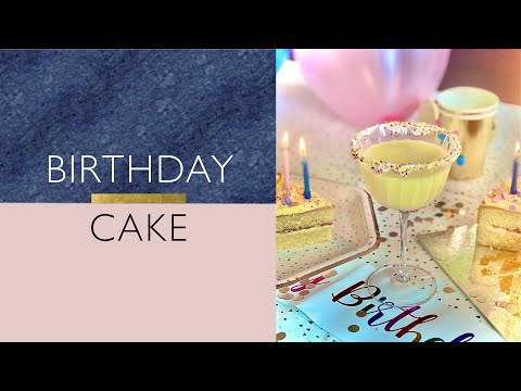 Birthday Cake cocktail tutorial