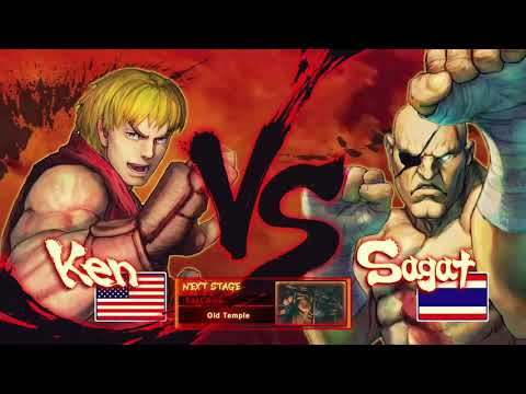 Street Fighter 4: Ken Vs Sagat (Japanese)