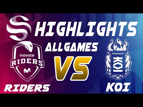 Movistar Riders vs KOI All Games Highlights - LEAGUE OF LEGENDS - SUPERLIGA Playoffs