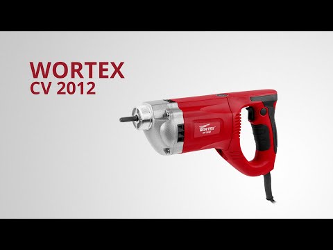 фото вибратор глубинный wortex cv 2012, 1200 вт м42х1.5 без вала и наконечника для бетона красный вортекс 0