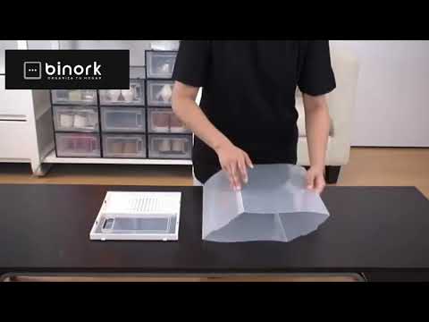 Como amar tus bins Binork Cajas plásticas para zapatos