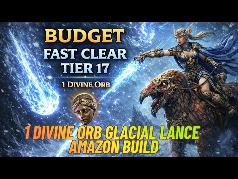 This 1 Divine Build Clears Tier 17 FAST ❄️ Amazon PoE 2 0.4