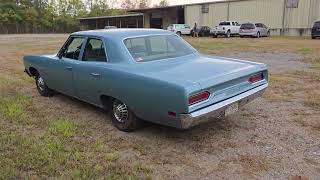 1970 Plymouth Belvedere Four-Door Sedan Walk Around and Drive By