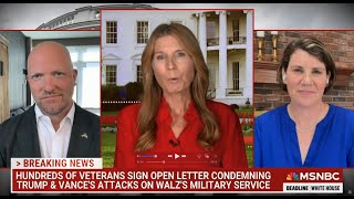 MSNBC: DEADLINE WHITE HOUSE - AUGUST 14, 2024 - WALZ DEFENDS MILITARY RECORD