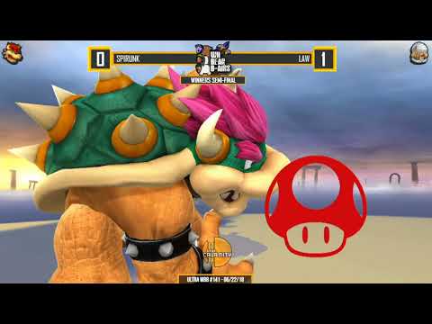 Ultra WBB #141 | Spirunk vs Law - Winners Semi-Final - Super Smash Bros. for Wii U