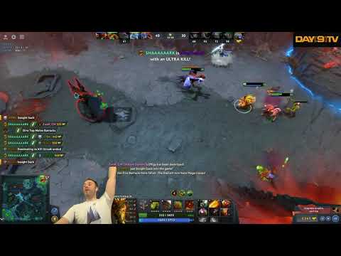 Day[9] Bristleback fountain dive # Dota Moment