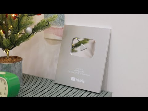 Silver Play Button Unboxing