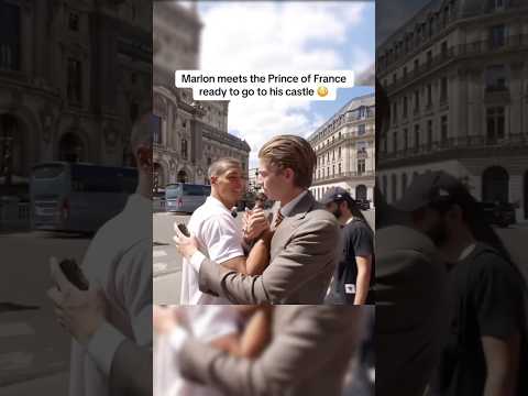 Marlon meets the Prince of France 🇫🇷 😳 #marlon #mar3lg #twitchclips #shorts