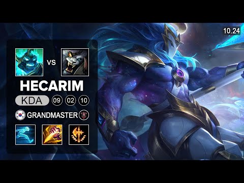 Clid vs Kanavi - Hecarim Jungle vs Rengar - KR Grandmaster Patch 10.24
