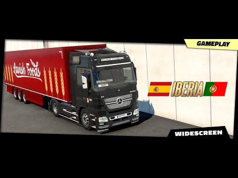 ETS2 v1.40 | DLC "Iberia" (Almeria) - Mercedes-Benz Actros MP2 Black Edition Euro Truck Simulator 2