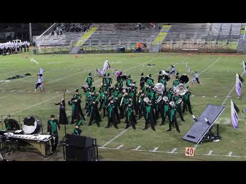 Mira Costa Band and Guards at Kennedy Field Competition