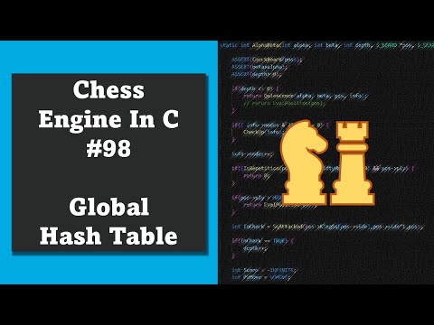 Programming a Chess Engine in C No. 98 - Global Hash Table
