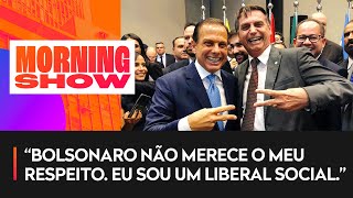 ‘Eu respeito Lula, Bolsonaro, não’; declaração de Doria esquenta debate