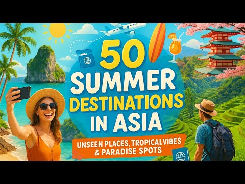 50 Best Summer Destinations to Visit in Asia - Travel Video