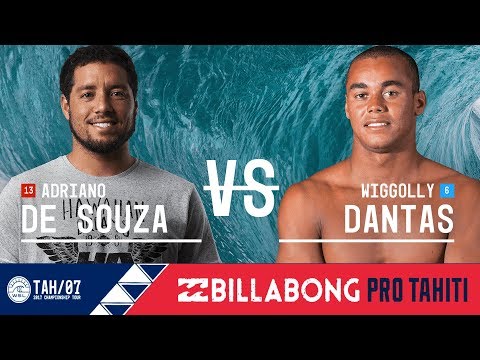 Adriano de Souza vs. Wiggolly Dantas - Round Three, Heat 3 - Billabong Pro Tahiti 2017