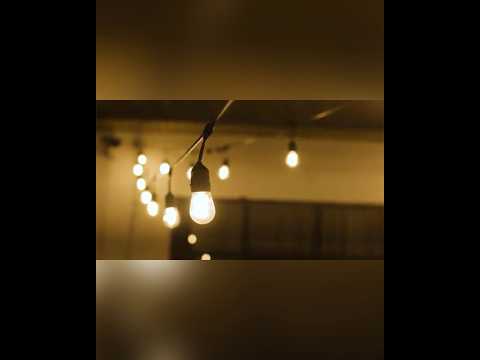 Уличная ретро гирлянда под цоколь Е27 Premium (5 метров) IP65 влагозащищенная