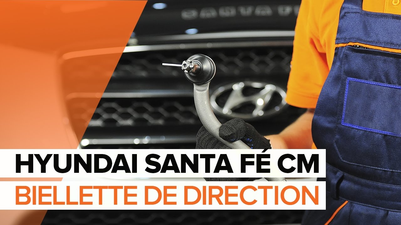 Comment changer : rotule de direction sur Hyundai Santa Fe CM - Guide de remplacement