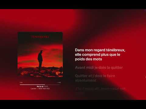 Lacrim - No lo sé (Paroles)