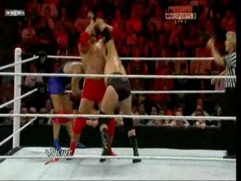 Santino Marella,Vladimir Kozlov vs. Zack Ryder,William Regal (RAW 07 19 2010)
