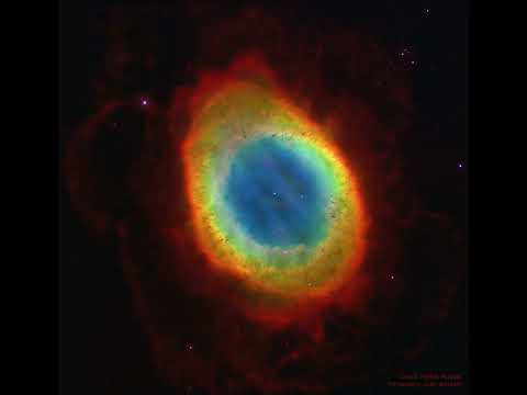 M57: The Ring Nebula from Hubble #shorts