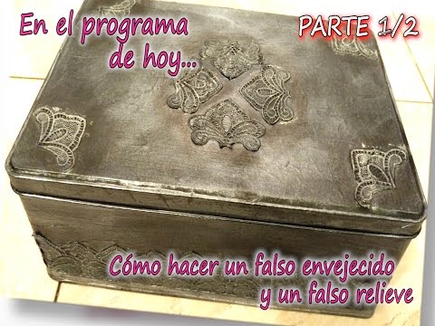 Falso envejecido y falso relieve 1/2