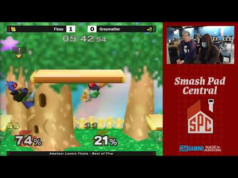 SPC 146 Melee Amateurs Losers Finals - Greymatter (Falco) vs Floss (Fox)