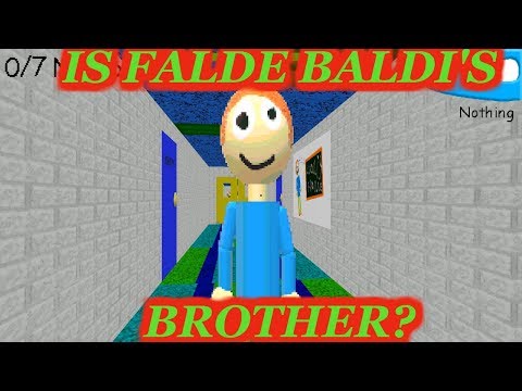 IS FALDE, BALDI'S BROTHER? | Baldi's Basics in Education and Learning