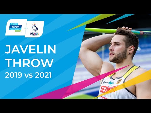 Javelin Throw: Weber vs Vetter | 2019 vs 2021 | European Athletics Team Championships
