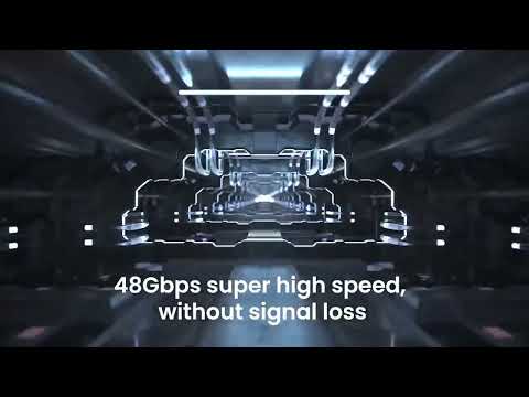 Кабель HDMI Ugreen HD140 v2.1 3 м 8K 60 Гц 48 Гбит/с нейлоновая оплетка черный - фото 4 - id-p1922081145