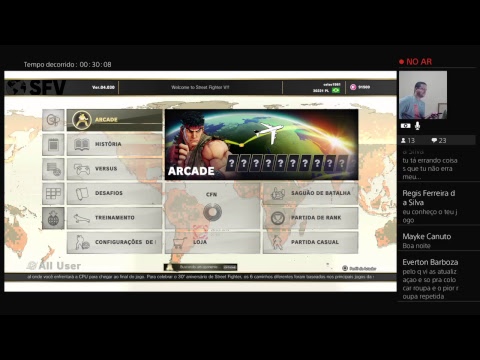 Street Fighter V-Ranked,saguão,a p**ra toda